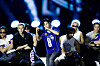 K-pop group Stray Kids performs during the Rock in Rio music festival in Rio de Janeiro, Brazil, on Sept. 12.