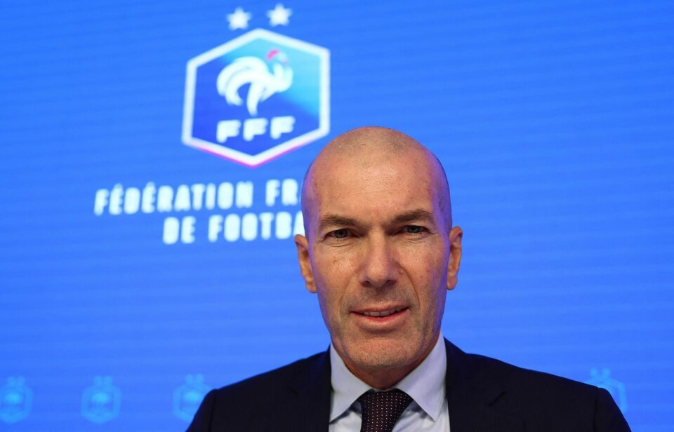 Soccer Football - French Football Federation unveil Zinedine Zidane as new head coach - French Federation Headquarters, Paris, France - July 28, 2026 Zinedine Zidane is unveiled as the new head coach of France senior men's football team REUTERS/Abdul Saboor/2026-07-28 19:37:57/