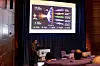 Researcher Mohammad Mirzaie speaks at the 52nd Plasma Physics Conference of the European Physical Society held in Edinburgh, Britain, on July 3.