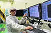Researcher Mohammad Mirzaie explains his research at the Ultrashort Quantum Beam Facility on the campus of Gwangju Institute of Science and Technology in Buk District, Gwangju.