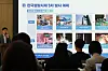 An official from Korea Aerospace Research Institute speaks during a briefing for the fifth Nuri rocket launch  in Jongno District, central Seoul, on Sept. 15.