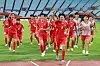 (오사카=뉴스1) 안은나 기자 = 14일 오후 일본 오사카 나가이스타디움에서 열린 2026 아이치·나고야 아시안게임 여자축구 예선 F조 1차전 북한과 방글라데시의 경기, 조선학교 학생들이 응원을 펼치고 있다. 2026.9.14/뉴스1