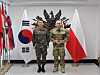 Korean Army Chief of Staff Gen. Kim Gyu-ha, left, and Gen. Wieslaw Kukula, chief of the General Staff of the Polish Armed Forces, pose for photograph in Poland in an undated photo.