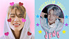 A fan art celebrating NCT Dream's member Jeno as the K-pop artist with the most beautiful teeth