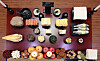 A traditional ritual table for Seollal (Lunar New Year) is prepared in a photo taken in February 2018.