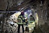 The site of a tunnel collapse at a gold mine in Uljin, North Gyeongsang