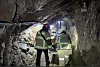 The site of a tunnel collapse at a gold mine in Uljin, North Gyeongsang