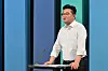 Rep. Jeong Jun-ho of the ruling Democratic Party speaks during a televised debate session on March 18.