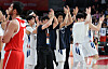 18일 일본 나고야 아이치 인터내셔널 아레나에서 열린 2026 아이치·나고야 아시안게임 남자 농구 대한민국 대 이란 4강전. 77대 51로 승리하며 결승을 진출한 한국 선수들이 기뻐하고 있다. 2026.9.18 hwayoung7@yna.co.kr/2026-09-18 17:58:27/