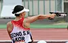 성승민, 집중의 시간 (안조[일본]=연합뉴스) 이동해 기자 = 20일 일본 아이치현 안조 스포츠파크에서 열린 2026 아이치·나고야 아시안게임 근대5종 여자 개인 결승 레이저런 경기에서 한국 성승민이 사격하고 있다. 2026.9.20 eastsea@yna.co.kr/2026-09-20 11:44:45/