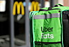 An Uber Eats delivery bag is seen in an undated file photo.