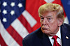 President Donald Trump listens as he meets with Britain's Prime Minister Andy Burnham during the United Nations General Assembly held in New York on Sept. 22.