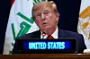 U.S. President Donald Trump attends a multilateral meeting with the Gulf Cooperation Council during the United Nations General Assembly on Sept. 22 in New York.
