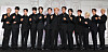 Members of boy band Seventeen pose for photograph during an event for their album release in western Seoul on April 29.