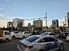 Japanese cars lined up in a parking lot in Ulaanbaatar, Mongolia. Japanese models make up more than 90 percent of Mongolia's imported passenger cars.