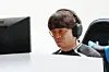 Bae Jae-min of Korea competes against Daichi Nakayama of Japan on Sept. 26.