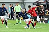 28일 오후 서울월드컵경기장에서 열린 하나은행 초청 축구 국가대표팀 친선경기 대한민국과 우루과이의 후반전에서 김민수 선수가 볼다툼을 하고 있다. 김종호 기자 20260928