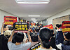 Gangseo residents oppose a development plan to add public housing units in the district during a community briefing held on Sept. 11.