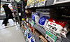 Sugar products are displayed on shelves at a supermarket in Seoul on Jan. 28.