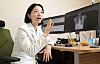 Hahn Seung-min, a professor at pediatric department at Severance Hospital, speaks during an interview with the JoongAng Ilbo on Sept. 15.