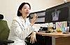 Hahn Seung-min, a professor at pediatric department at Severance Hospital, speaks during an interview with the JoongAng Ilbo on Sept. 15.