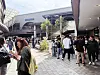 최근 롯데백화점 동부산점을 찾은 외국인 관광객. 사진 롯데백화점