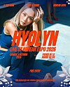 A poster of the Korean Expo 2026 starring singer HyoLyn