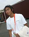 Kanoa Hee-jae Palmiano, a Korean national surfer