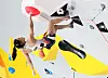 Seo Chae-hyun, a 23-year-old Korean climber, competes in the final rounds of lede in sports climbing during the Asian Games Aichi-Nagoya 2026 on Oct. 3.