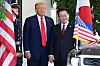 Korean President Lee Jae Myung, right, is seen with U.S. President Donald Trump at the White House, on Aug. 25, 2025, in Washington.