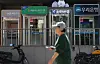 Booths for automatic teller machines for four major banks in Seoul