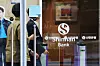 Shinhan Bank headquarters in central Seoul on Oct. 1