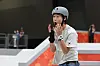 Eighteen-year-old skateboarding gold medalist Kang Jun-i reacts after his performance during the Asian Games Aichi-Nagoya 2026 held in Japan on Sept. 27.