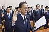 선서하는 이형일 부총리 (서울=연합뉴스) 황광모 기자 = 이형일 부총리 겸 재정경제부 장관이 6일 국회에서 열린 재정경제기획위원회 국정감사에 출석해 증인 선서를 하고 있다. 2026.10.6 hkmpooh@yna.co.kr/2026-10-06 14:37:23/