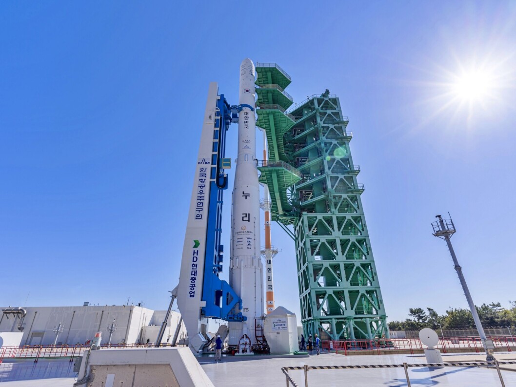 Photograph accompanying Korea loads half of its 10-satellite NEONSAT constellation onto Nuri's fifth flight