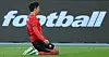 Son Heung-min reacts after scoring a goal against Uzbekistan in Yongin, Gyeonggi, on Oct. 6.