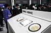 Semiconductor products manufactured by Samsung Electronics are on display at an exhibition held in Gyeonggi on July 8.