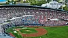 Baseball fans cheer during a match between the Kia Tigers and LG Twins at Jamsil Baseball Stadium in Songpa District, southern Seoul, on Oct. 4.