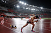 Jang Min-ho races in the Asian Games Aichi-Nagoya 2026 held in Japan on Sept. 29.