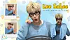 A fan art, made by a fan whose social media handle is @myttorimilk, celebrating Sohee's selection as the K-pop star who pulls off thick-rimmed glasses best