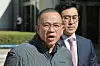 2심에서 무죄 선고받은 명태균 (서울=연합뉴스) 서대연 기자 = 윤석열 전 대통령에게 여론조사를 무상으로 제공한 혐의로 1심에서 실형을 선고받은 뒤 보석으로 풀려났던 정치브로커 명태균 씨가 7일 서울 서초구 서울고등법원에서 열린 2심 선고 공판에서 무죄를 선고받은 뒤 입장을 밝히고 있다. 2026.10.7 dwise@yna.co.kr/2026-10-07 14:38:54/