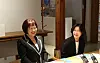 Announcer Lee Geum-hee, left, and singer Lee Sun-hee