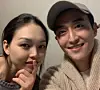 Comedian Kim In-seok, right, and his former wife Angela Park