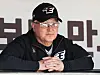 Newly appointed Hanwha Eagles manager Kim Kyung-moon is seen at the dugout ahead of a game against the KT Wiz in Suwon, Gyeonggi, on June 4, 2024.