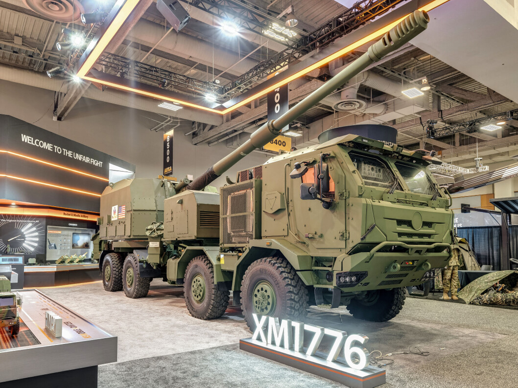 Photograph accompanying Hanwha's wheeled K9 howitzer becomes the Army's XM1776 prototype