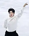 Figure skater Cha Jun-hwan competes at the at the 2026 Milan-Cortina Winter Olympic Games held in Italy on Feb. 13.