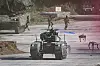 Korean Army soldiers and robot assets stage a drill in Gyeonggi on Oct. 14.