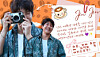 A fan art, celebrating Jinjin's selection as the K-pop artist best suited to cafe-hopping in autumn