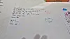 A handwritten letter with a drawing by 6-year-old daughter of the fallen firefighter