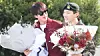 (원주=뉴스1) 권현진 기자 = 방탄소년단(BTS) 진(왼쪽)이 17일 강원도 원주시에 위치한 육군 제36보병사단 백호 신병교육대에서 육군 현역으로 군 복무를 마친 제이홉을 축하하고 있다. 2024.10.17./뉴스1